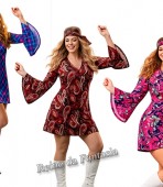 Hippie Vestido Anos 70 adulto