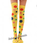 Meia 7/8 bolas coloridas adulto