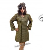 Vestido anos 70 em paetê adulto