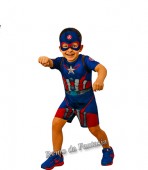 Capitão America Curto Infantil