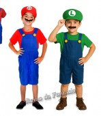 Mario Bros e Luigi Bros Curto Infantil