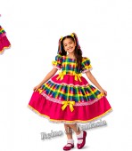 Vestido Junino Doce Caipirinha Infantil
