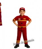 Bombeiro Vermelho Infantil