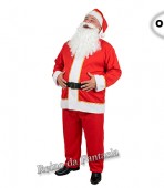 Papai Noel Adulto GG/EXG - 5 peças