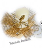 Tecido - Filó Dourado