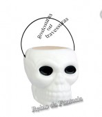 Balde Caveira Branca