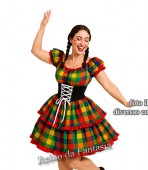 Vestido de Quadrilha Nayara adulto