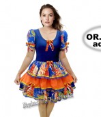 Vestido De Quadrilha Lycra Adulto