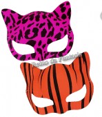 Máscara Oncinha e Tigrinha