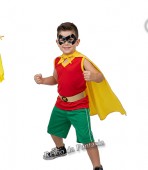 Kit Capa Herói (Capa, cinto e Máscara) - Robin