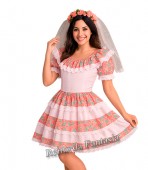 Noiva Junina Isabela adulto