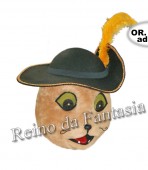Cabeça Mascote Gato de Botas