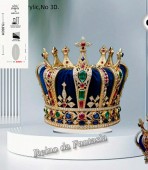 Coroa Rei pra Decoração em Acrílico