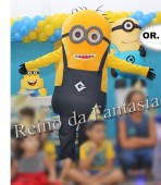 Mascote Minion adulto