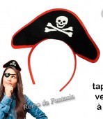Diadema Chapéu Pirata Mini