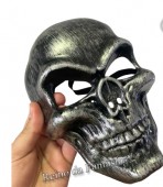 Máscara Caveira Prata Fumê