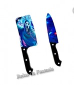 Faca e Cutelo Estampados Halloween