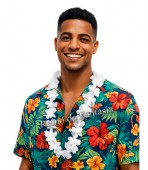 Colar Havaiano Branco